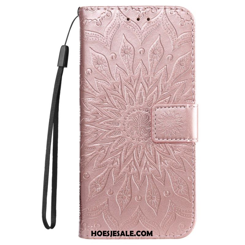 Bescherming Hoesje Oppo Reno 12 5g Mandala Met Bandje