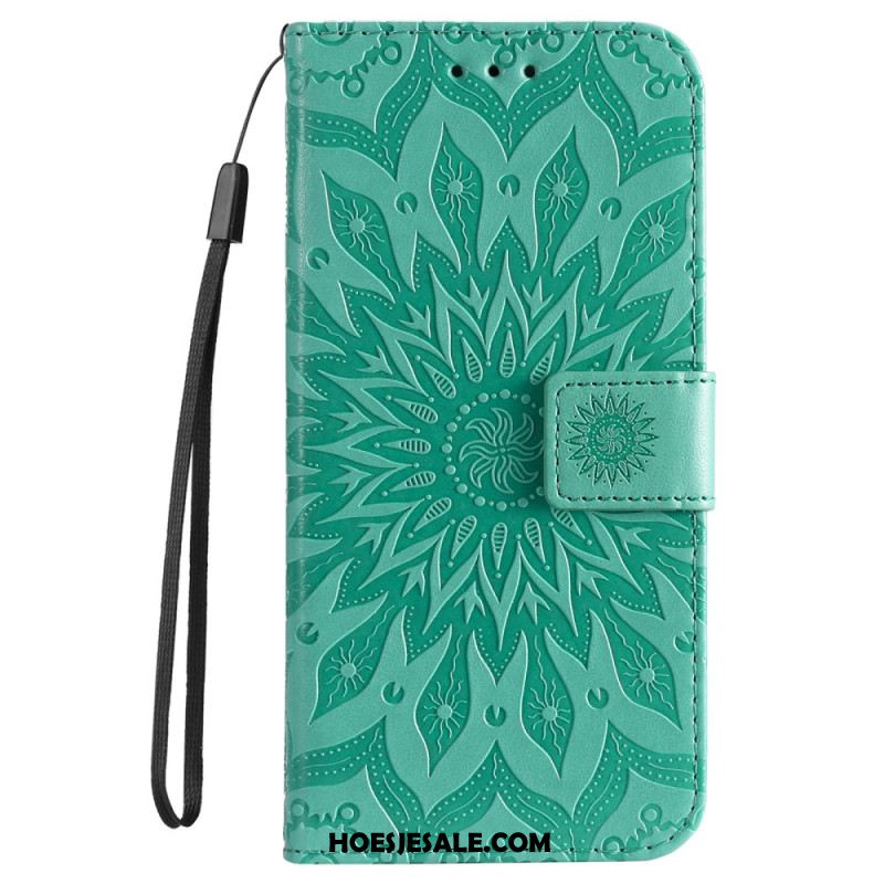 Bescherming Hoesje Oppo Reno 12 Pro 5g Mandala Met Riempje