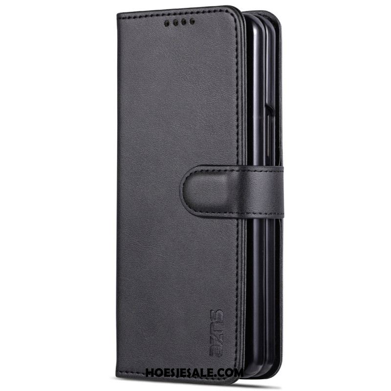 Bescherming Hoesje Samsung Galaxy Z Fold 6 Azns Leerstijl