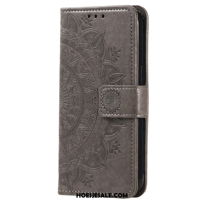 Bescherming Hoesje Xiaomi Redmi Note 13 Pro Plus 5g Mandala Zon Met Riem