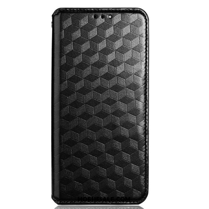 Bescherming Hoesje voor OnePlus 10 Pro 5G Folio-hoesje Diamant Leereffect