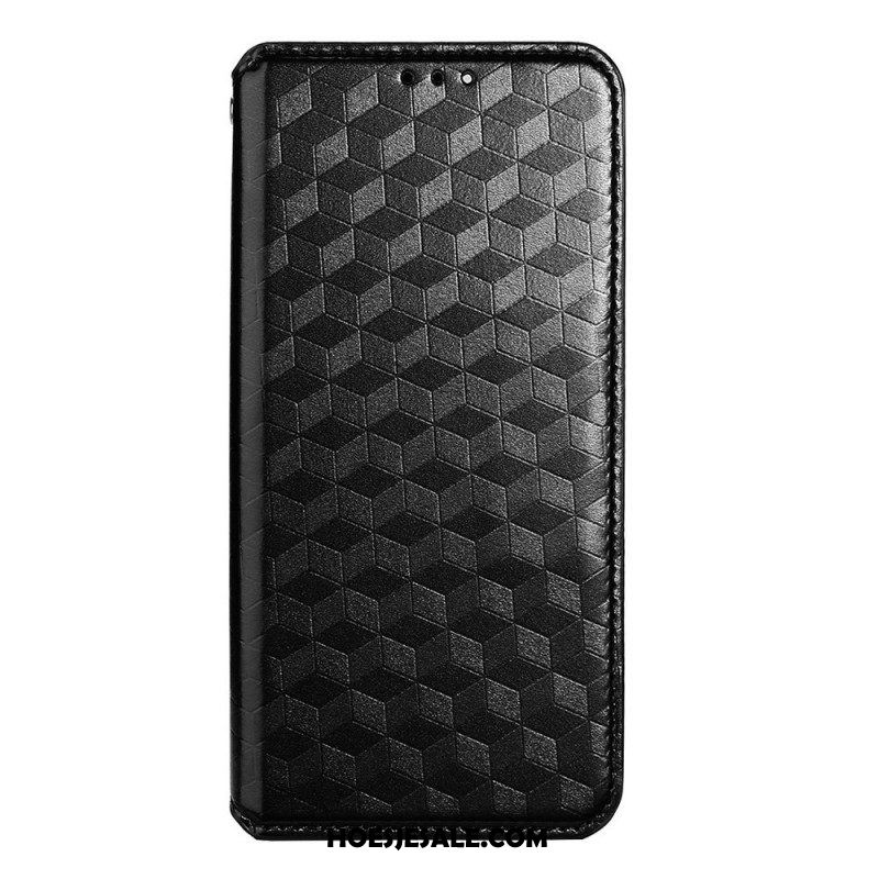 Bescherming Hoesje voor Oppo A16 / A16s Folio-hoesje Diamant Leereffect