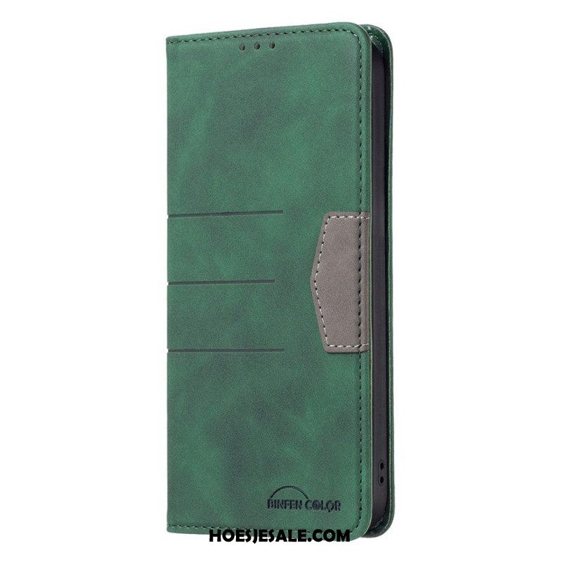 Bescherming Hoesje voor Oppo Find X5 Pro Folio-hoesje Binfen-kleur