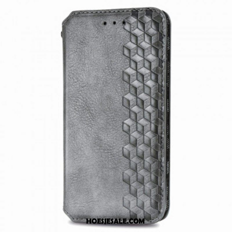 Bescherming Hoesje voor Samsung Galaxy A42 5G Folio-hoesje Leereffect Diamanttextuur