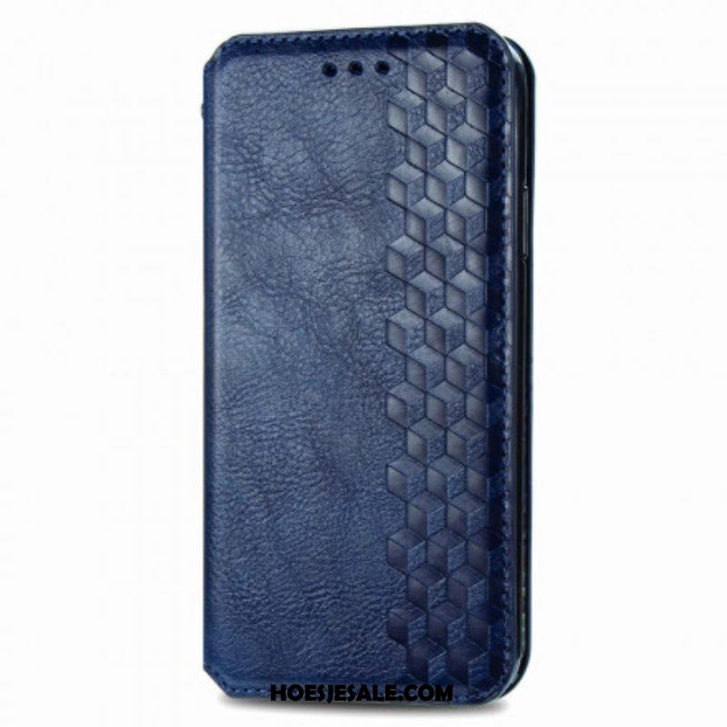 Bescherming Hoesje voor Samsung Galaxy A42 5G Folio-hoesje Leereffect Diamanttextuur