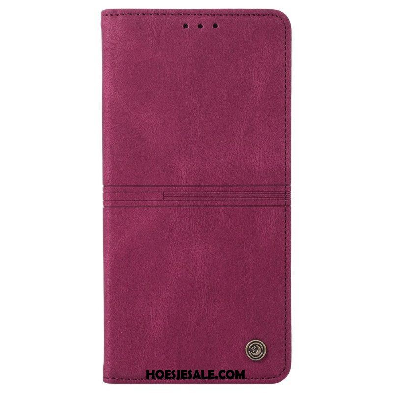 Bescherming Hoesje voor Samsung Galaxy A53 5G Folio-hoesje Klinknagel