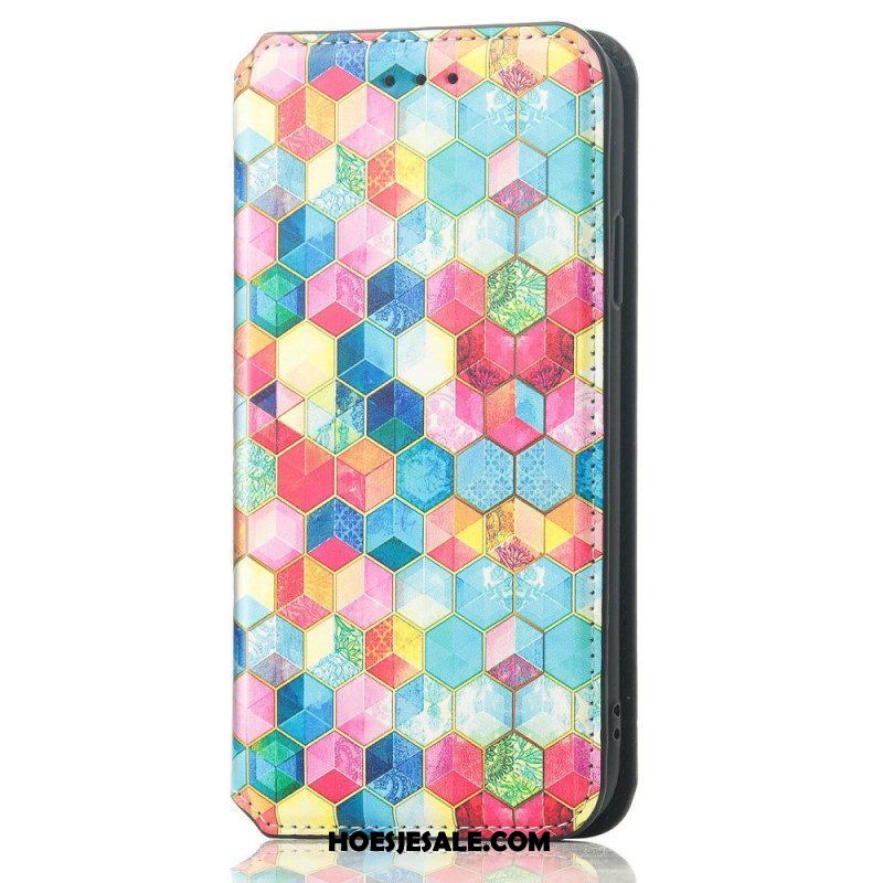 Bescherming Hoesje voor Samsung Galaxy M12 / A12 Folio-hoesje Caseneo Rfid-ontwerp