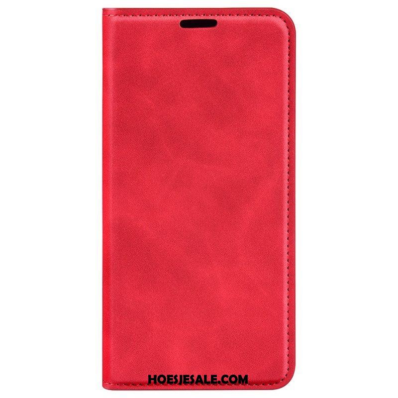 Bescherming Hoesje voor Samsung Galaxy M13 Folio-hoesje Leer-effect