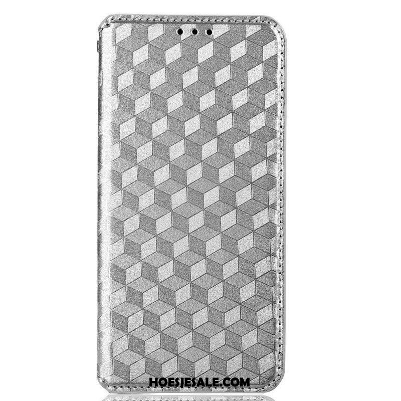 Bescherming Hoesje voor Samsung Galaxy M53 5G Folio-hoesje 3d Kubussen