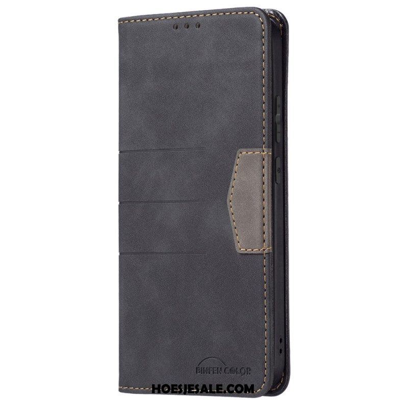 Bescherming Hoesje voor Samsung Galaxy M53 5G Folio-hoesje Binfen-kleur