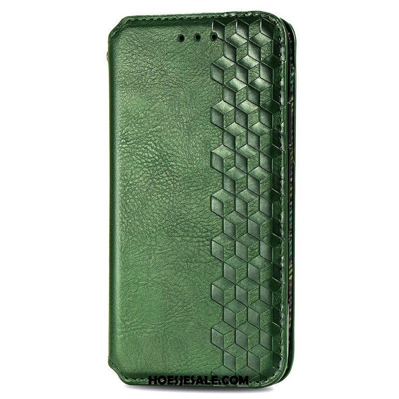 Bescherming Hoesje voor Samsung Galaxy M53 5G Folio-hoesje Patroon Met Leereffect