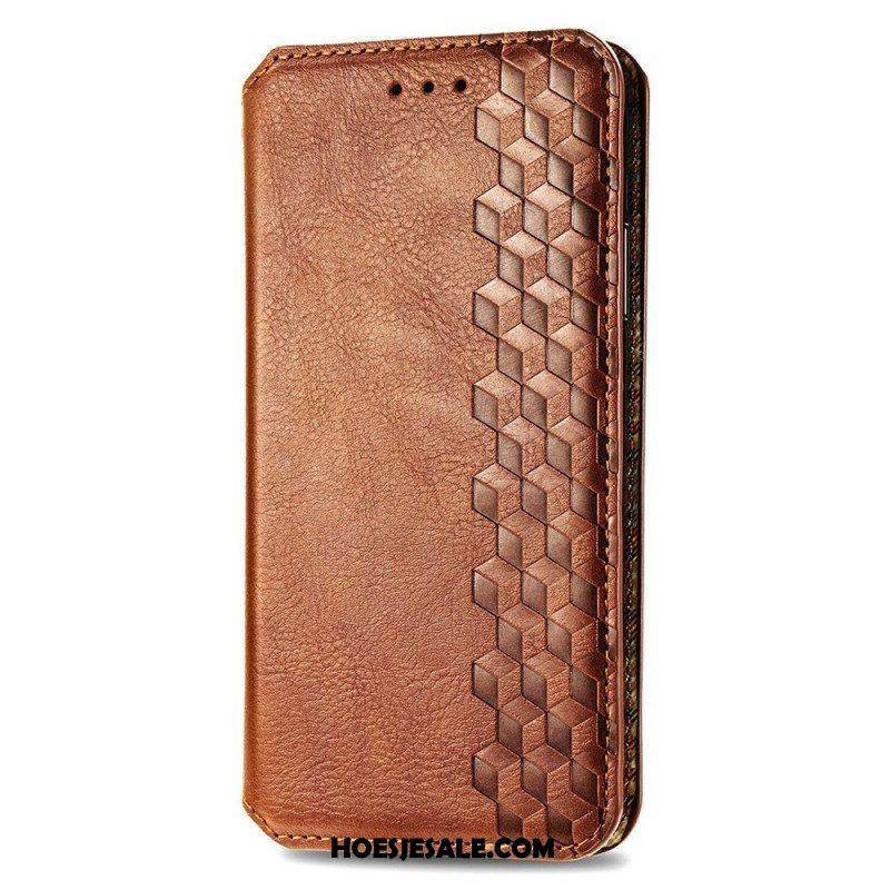 Bescherming Hoesje voor Samsung Galaxy M53 5G Folio-hoesje Patroon Met Leereffect