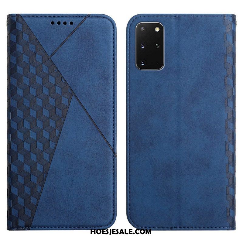 Bescherming Hoesje voor Samsung Galaxy S20 Plus / S20 Plus 5G Folio-hoesje Geo Leereffect