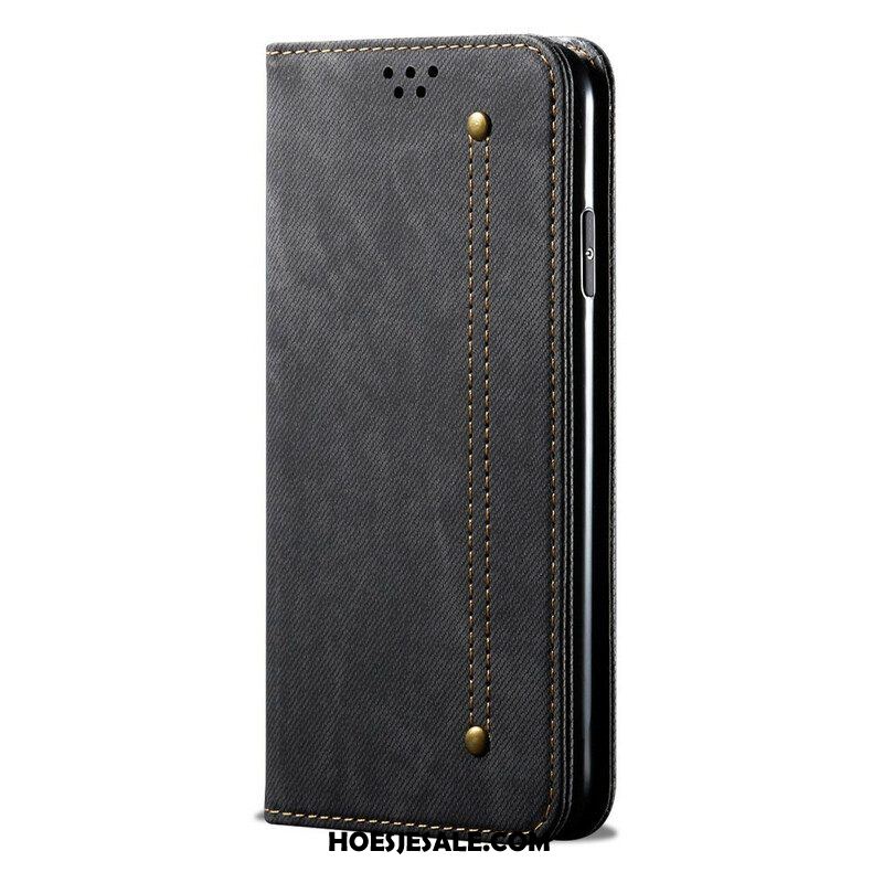 Bescherming Hoesje voor Samsung Galaxy S20 Plus / S20 Plus 5G Folio-hoesje Spijkerstof