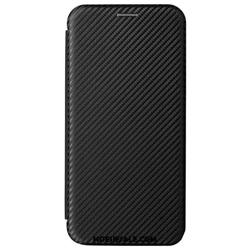 Bescherming Hoesje voor Samsung Galaxy S22 Plus 5G Folio-hoesje Koolstofvezel