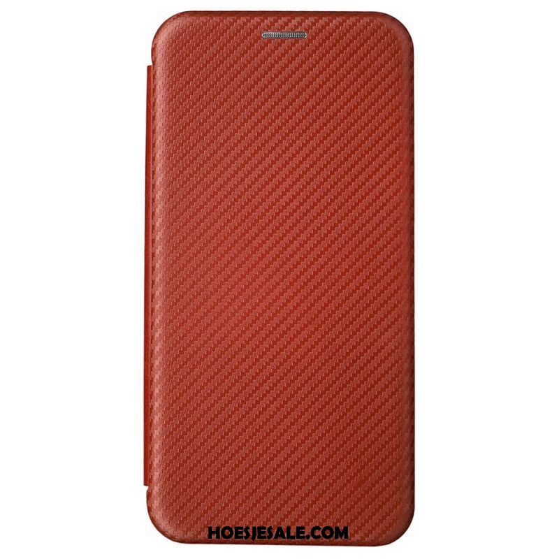 Bescherming Hoesje voor Samsung Galaxy S22 Plus 5G Folio-hoesje Koolstofvezel