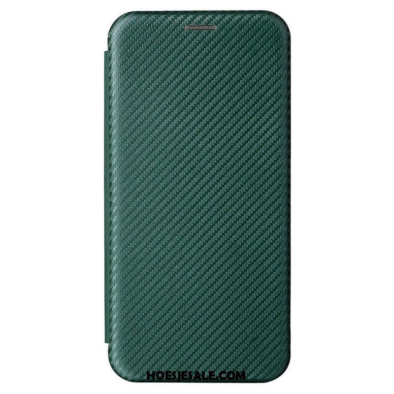 Bescherming Hoesje voor Samsung Galaxy S22 Plus 5G Folio-hoesje Koolstofvezel