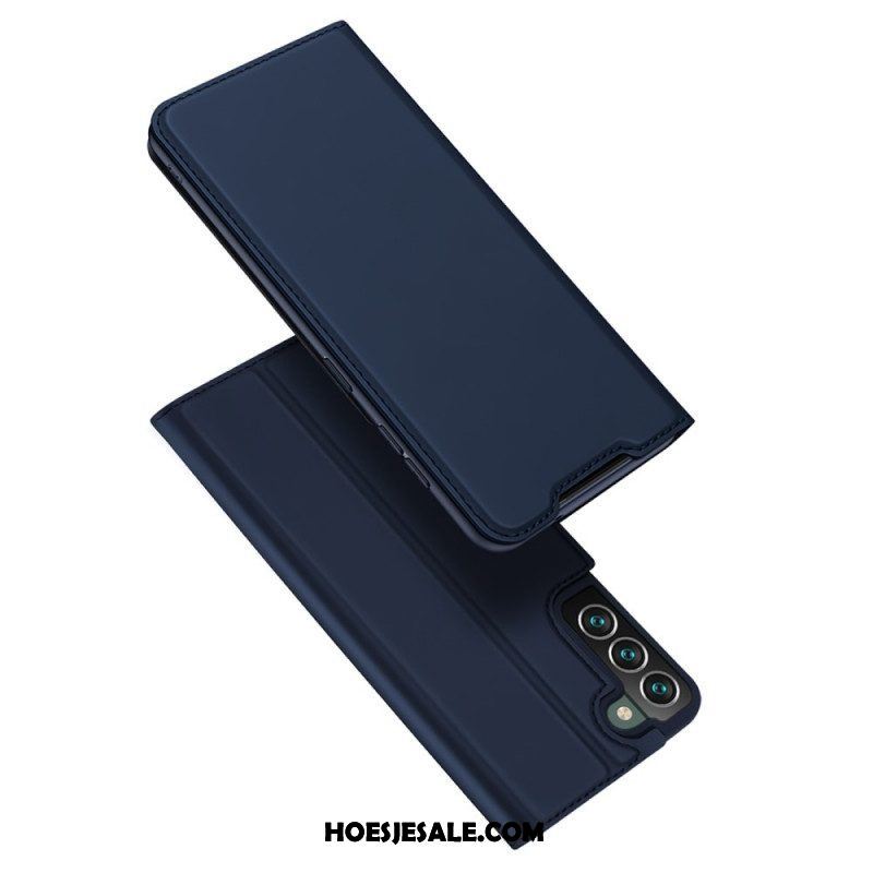 Bescherming Hoesje voor Samsung Galaxy S22 Plus 5G Folio-hoesje Skinpro Dux Ducis