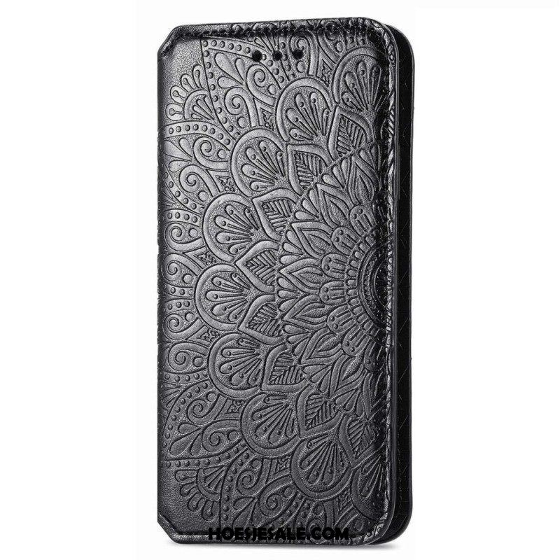 Bescherming Hoesje voor Samsung Galaxy S22 Ultra 5G Folio-hoesje Mandala