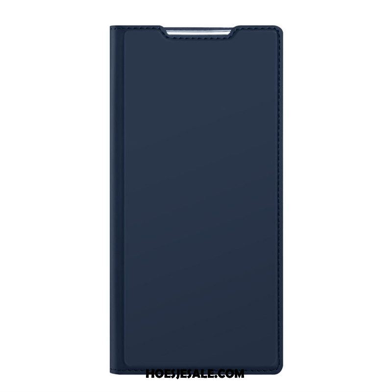 Bescherming Hoesje voor Samsung Galaxy S22 Ultra 5G Folio-hoesje Skinpro Dux Ducis