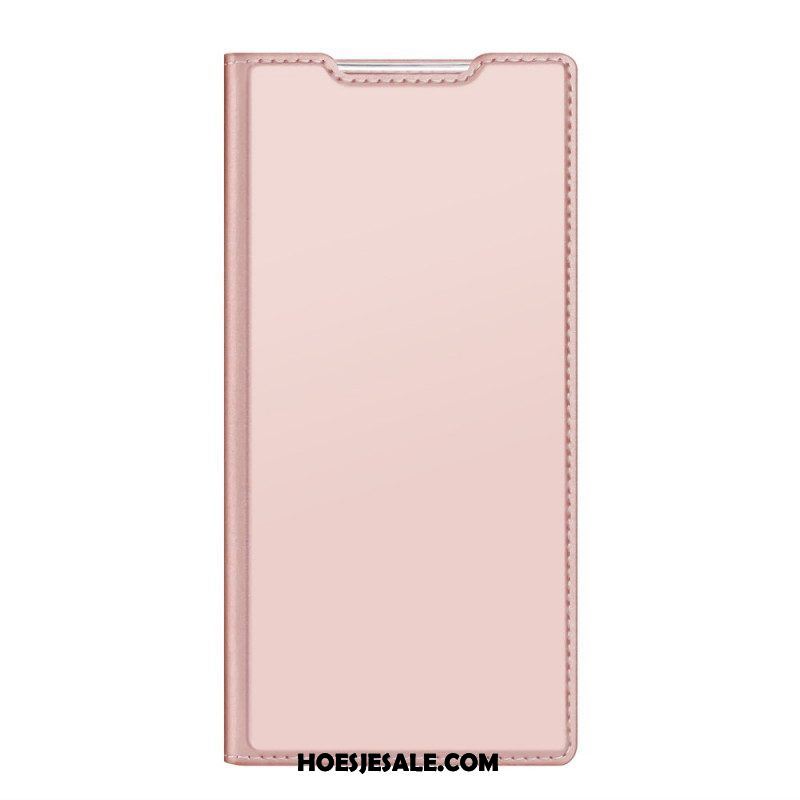 Bescherming Hoesje voor Samsung Galaxy S22 Ultra 5G Folio-hoesje Skinpro Dux Ducis