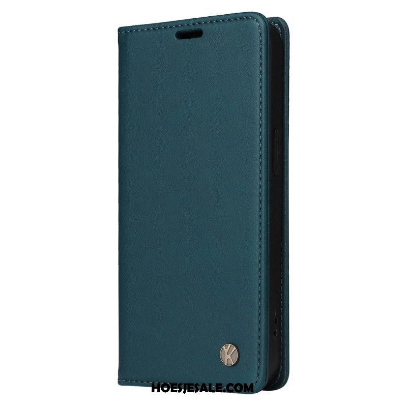 Bescherming Hoesje voor Samsung Galaxy S23 5G Folio-hoesje Yikatu