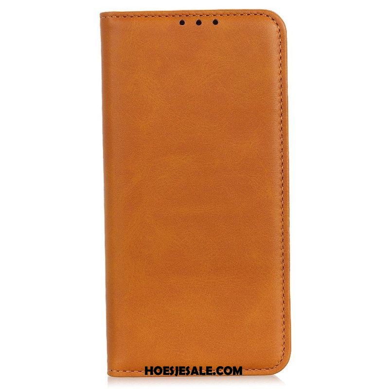 Bescherming Hoesje voor Samsung Galaxy S23 Plus 5G Folio-hoesje Gespleten Leer