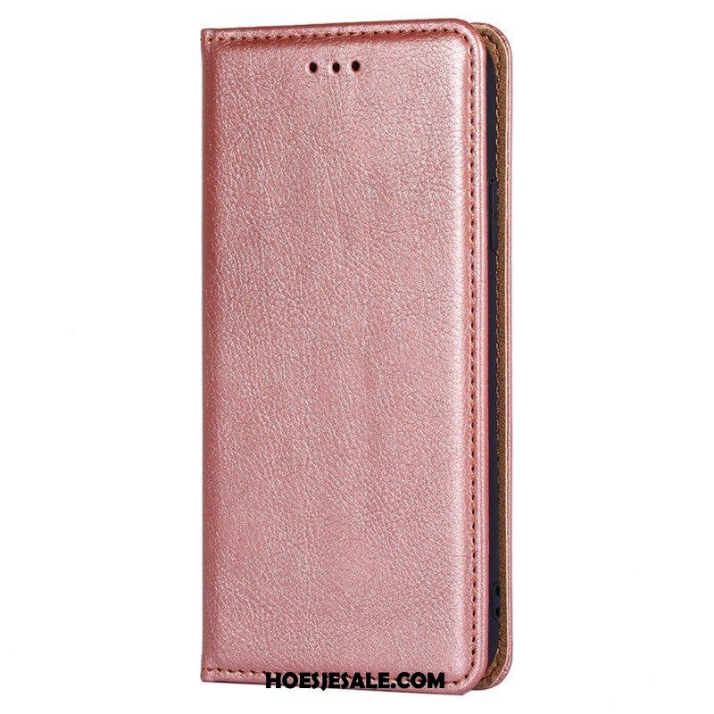 Bescherming Hoesje voor Samsung Galaxy S23 Plus 5G Folio-hoesje Kunstleer Stiksels