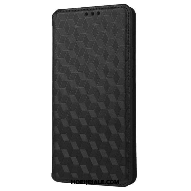 Bescherming Hoesje voor Samsung Galaxy S23 Ultra 5G Folio-hoesje 3d Patroon