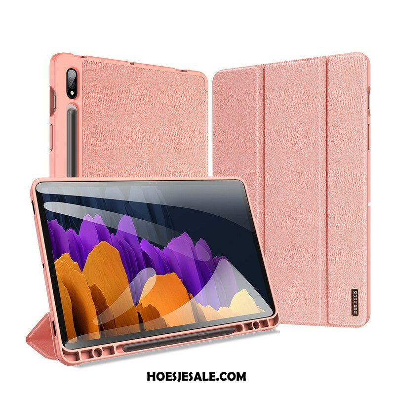 Bescherming Hoesje voor Samsung Galaxy Tab S8 / Tab S7 Domo-serie Dux-ducis