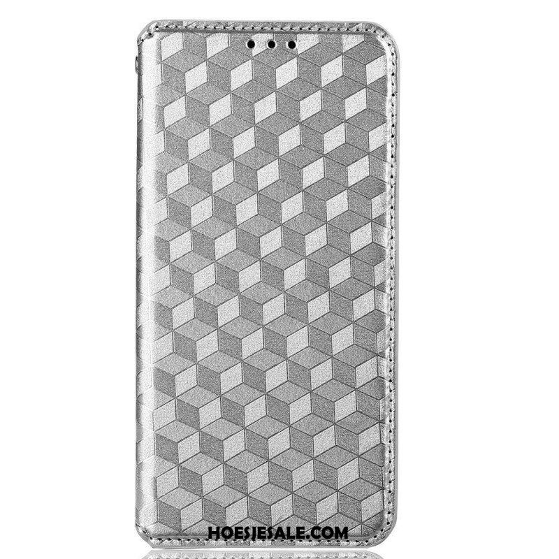 Bescherming Hoesje voor Sony Xperia 1 IV Folio-hoesje 3d Kubussen