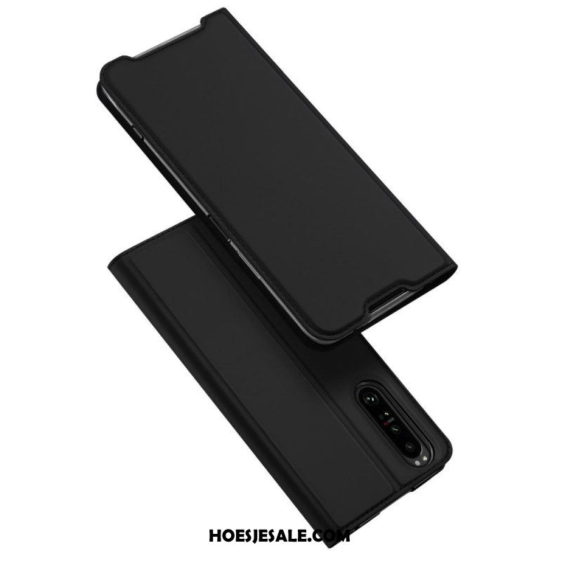 Bescherming Hoesje voor Sony Xperia 1 IV Folio-hoesje Skin Pro-serie Dux Ducis