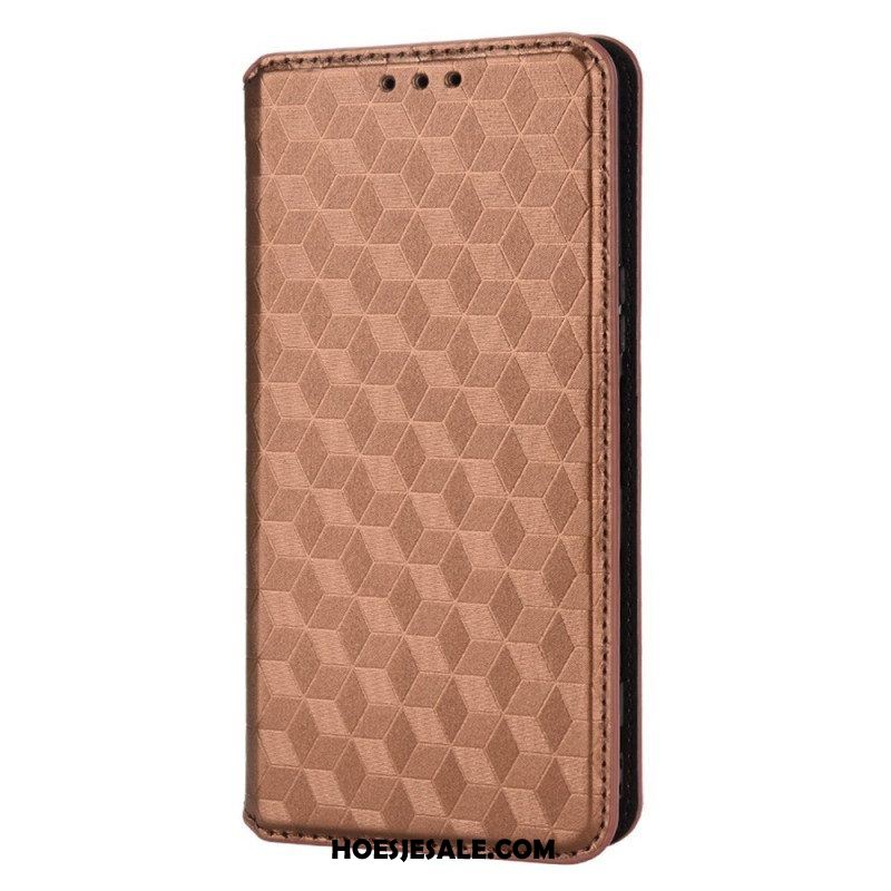 Bescherming Hoesje voor Sony Xperia 5 IV Folio-hoesje 3d Textuur