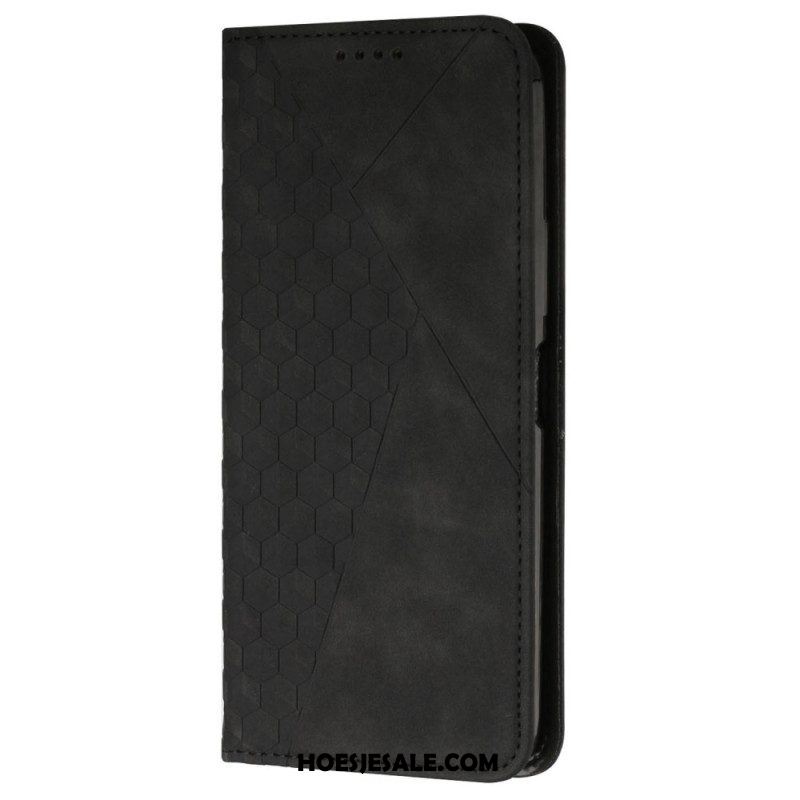 Bescherming Hoesje voor Xiaomi 12 Lite Folio-hoesje Stijl Leer 3d-patroon