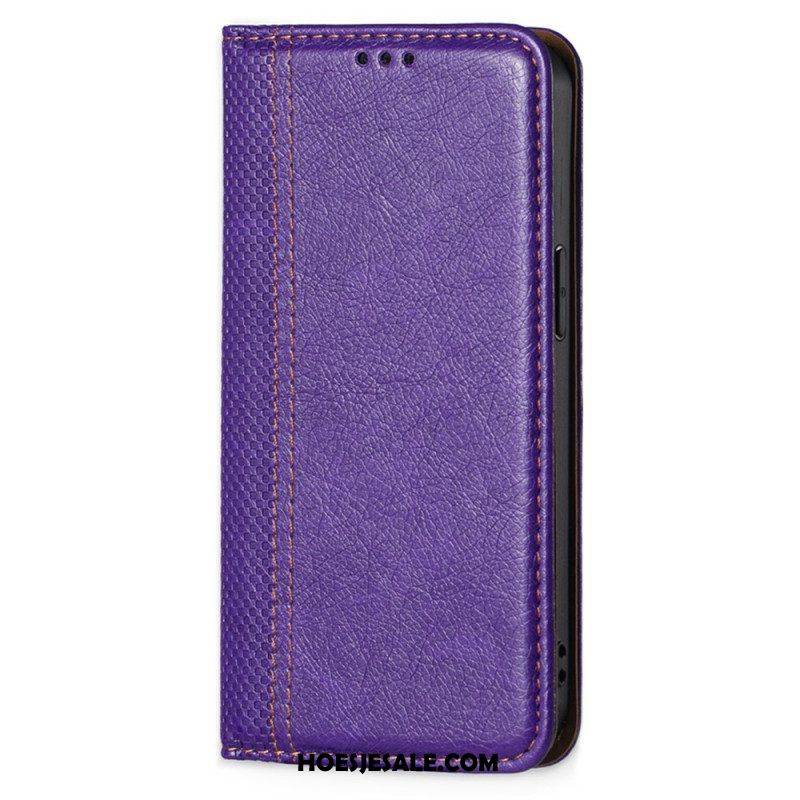 Bescherming Hoesje voor Xiaomi 12 Pro Folio-hoesje Vintage Leereffect