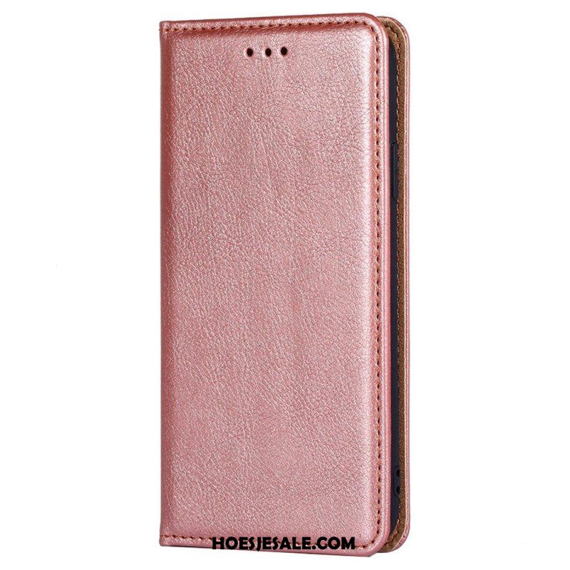 Bescherming Hoesje voor Xiaomi 12T / 12T Pro Folio-hoesje Lakleer-effect