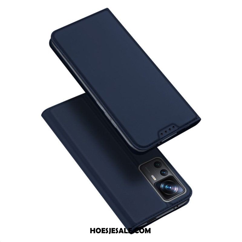 Bescherming Hoesje voor Xiaomi 12T / 12T Pro Folio-hoesje Skin-pro-serie Dux Ducis