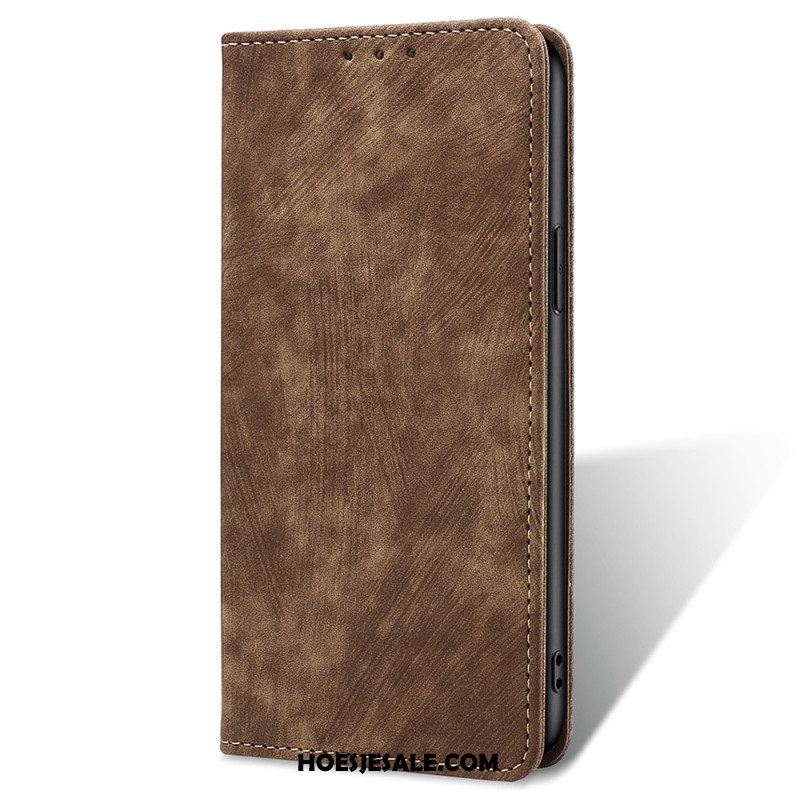 Bescherming Hoesje voor Xiaomi 12T / 12T Pro Folio-hoesje Vintage Lederen Stijl