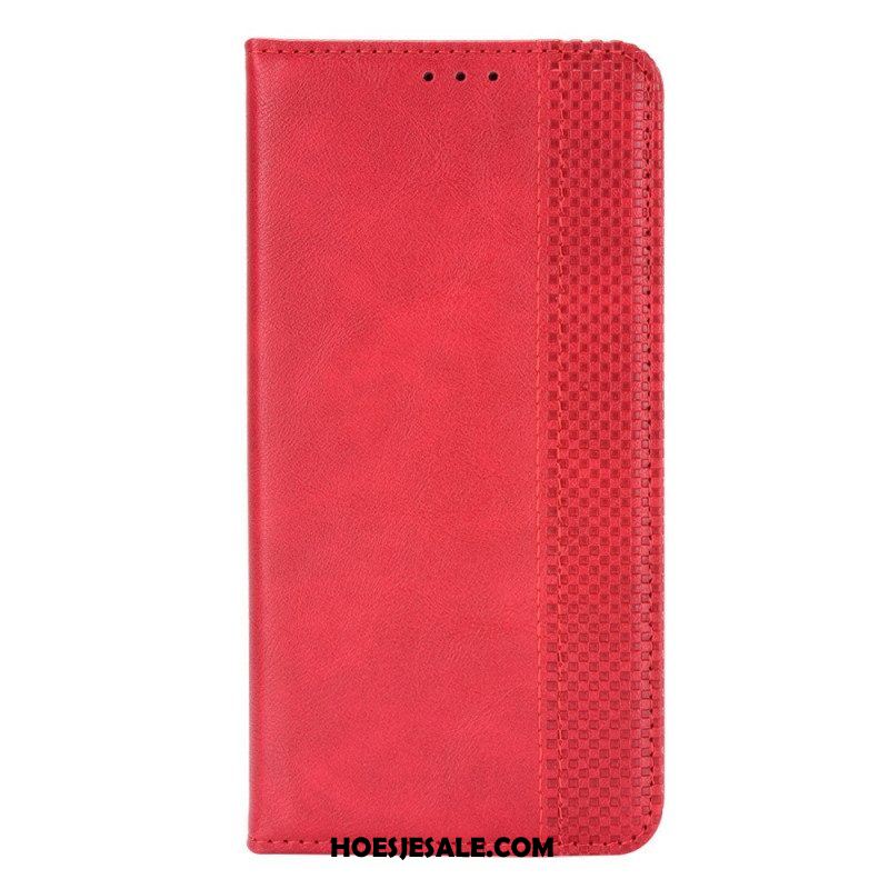 Bescherming Hoesje voor Xiaomi 13 Lite Folio-hoesje Vintage Lederen Stijl