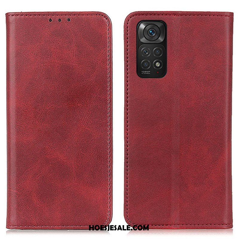 Bescherming Hoesje voor Xiaomi Redmi Note 11 / 11S Folio-hoesje Elegantie Splitleer