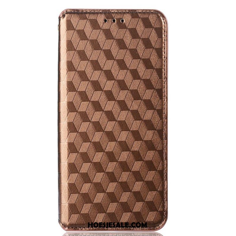 Bescherming Hoesje voor Xiaomi Redmi Note 11 Pro / 11 Pro 5G Folio-hoesje 3d Diamant Leereffect