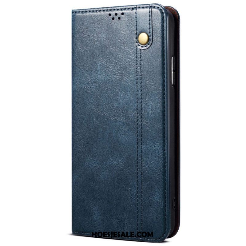 Bescherming Hoesje voor Xiaomi Redmi Note 11 Pro / 11 Pro 5G Folio-hoesje Gewaxt Kunstleer