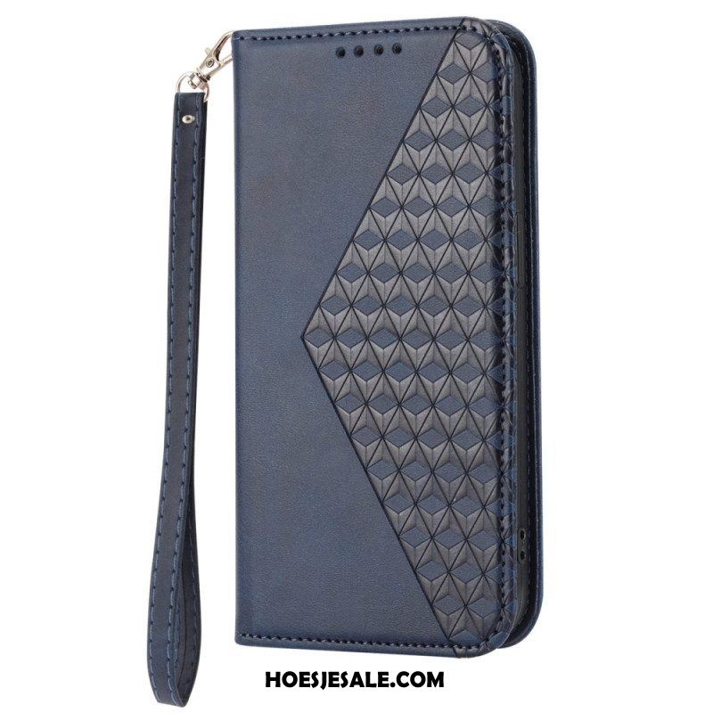 Bescherming Hoesje voor Xiaomi Redmi Note 12 5G Folio-hoesje Stijl Leer 3d-patroon