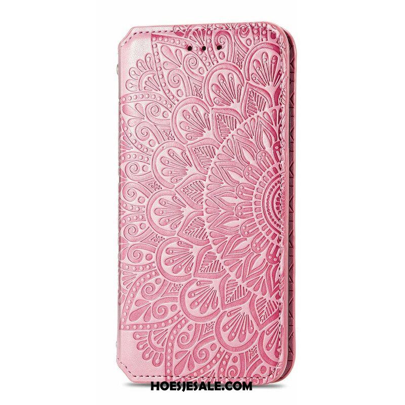 Bescherming Hoesje voor iPhone 13 Mini Folio-hoesje Mandala