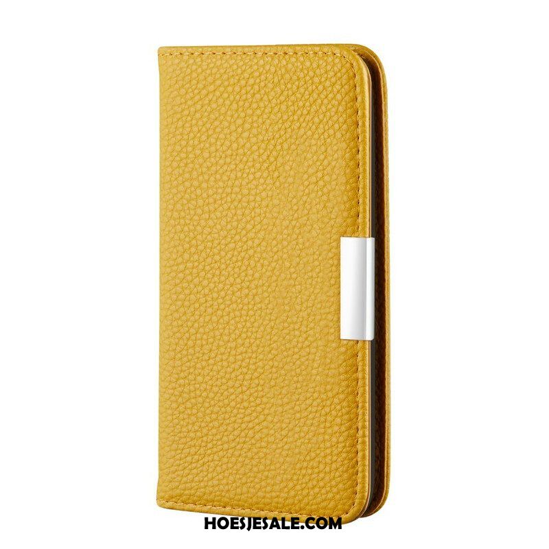 Bescherming Hoesje voor iPhone 13 Pro Folio-hoesje Imitatieleer Litchi Ultra Chic