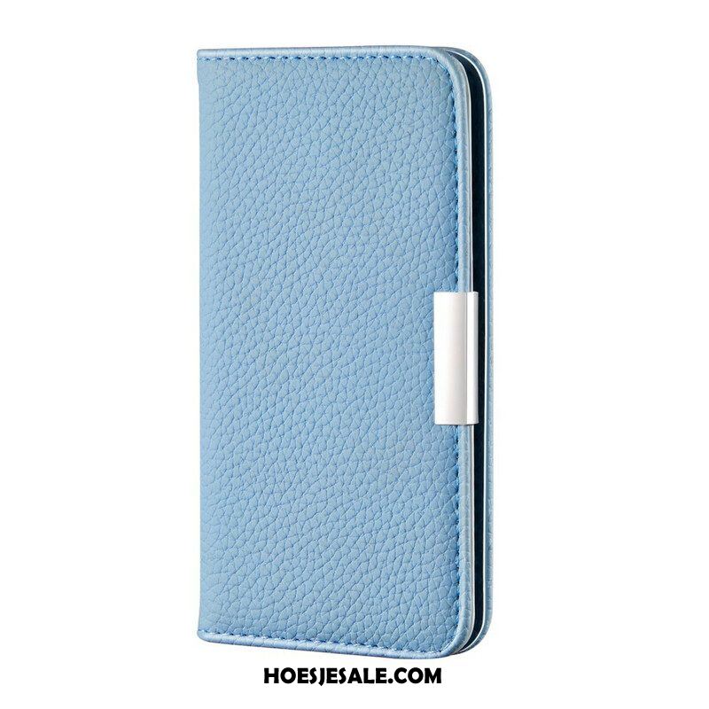 Bescherming Hoesje voor iPhone 13 Pro Folio-hoesje Imitatieleer Litchi Ultra Chic