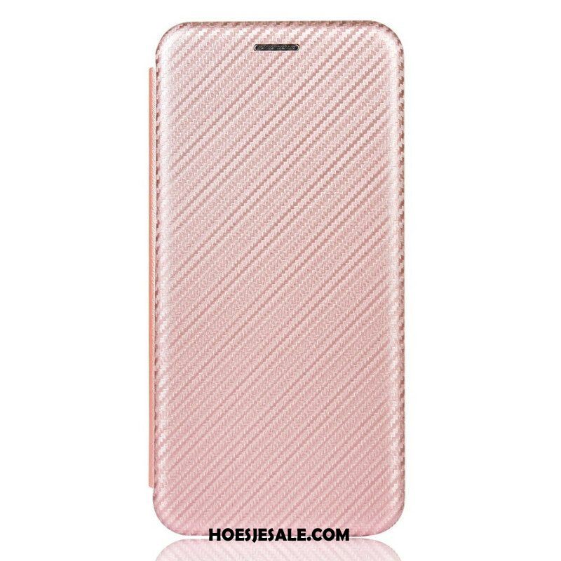 Bescherming Hoesje voor iPhone 13 Pro Folio-hoesje Koolstofvezel