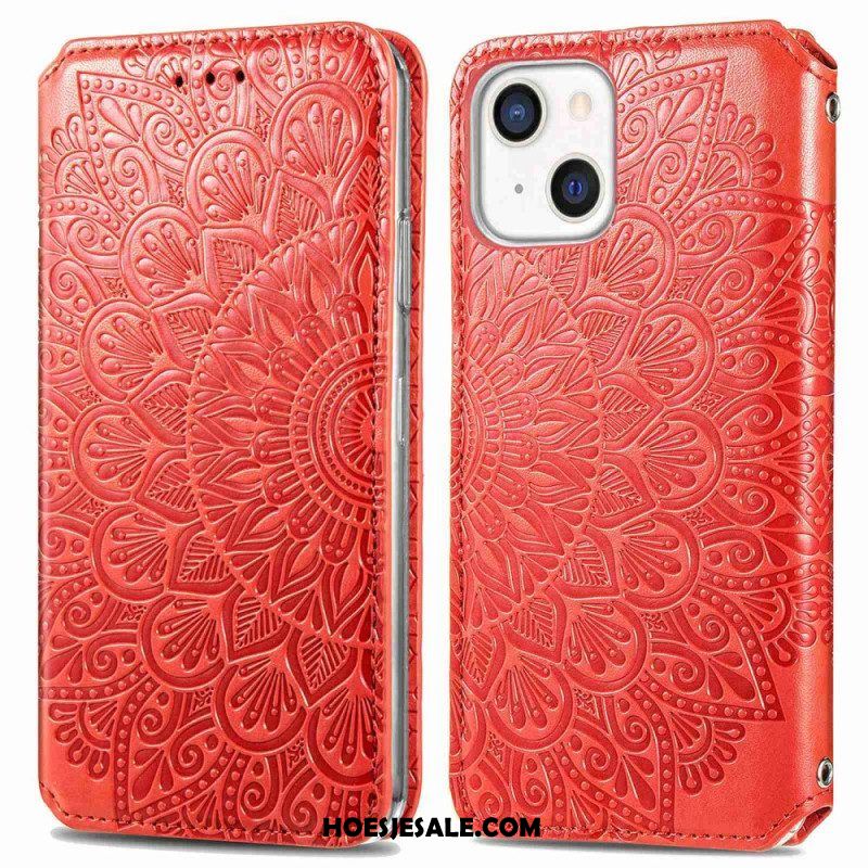 Bescherming Hoesje voor iPhone 14 Plus Folio-hoesje Mandala