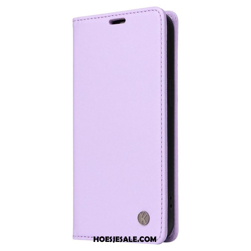 Bescherming Hoesje voor iPhone 14 Pro Folio-hoesje Decoratieve Klinknagels