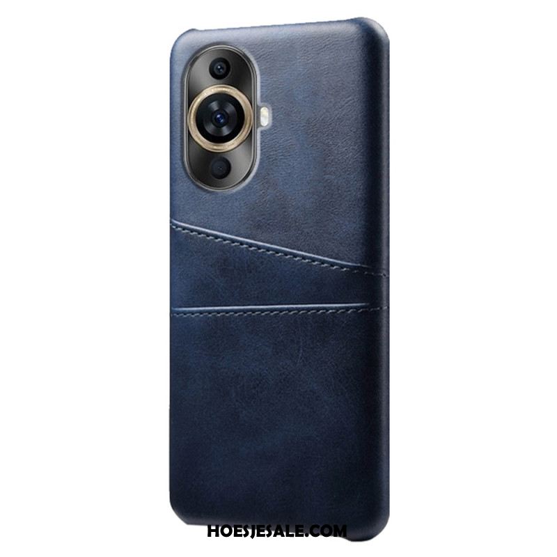 Case Hoesje Huawei Nova 12s Telefoonhoesje Kaarthouder Met Leereffect